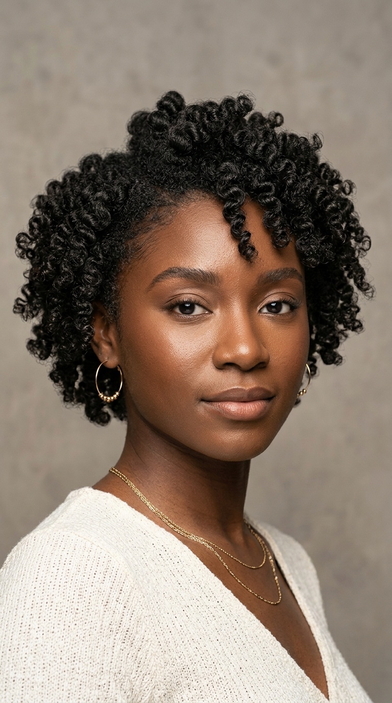 Bantu Knot-Out Curls