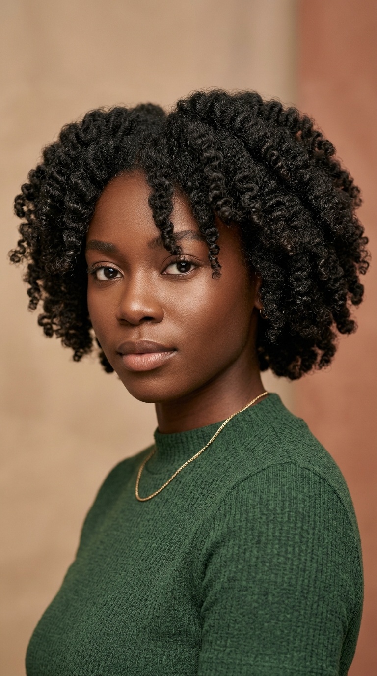 Bantu Knot-Out Mini Bob
