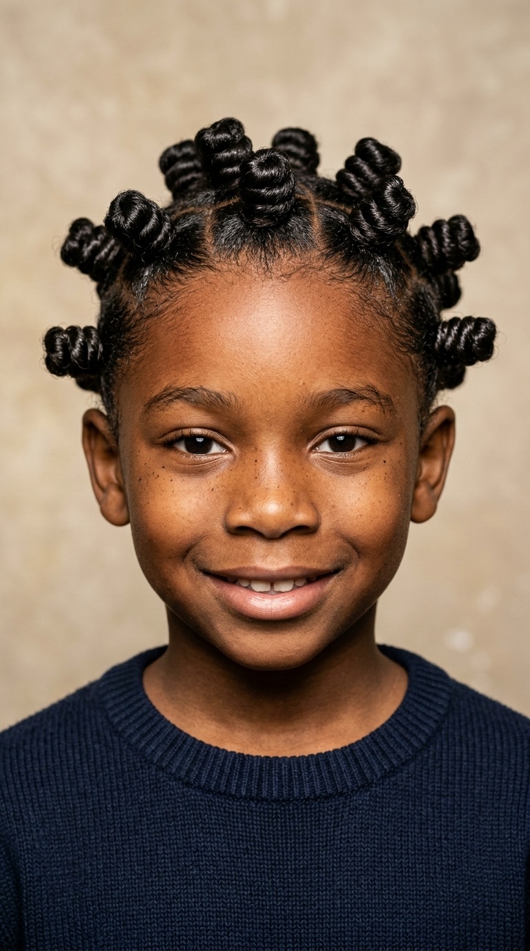 Bantu Knots for Defined Curls