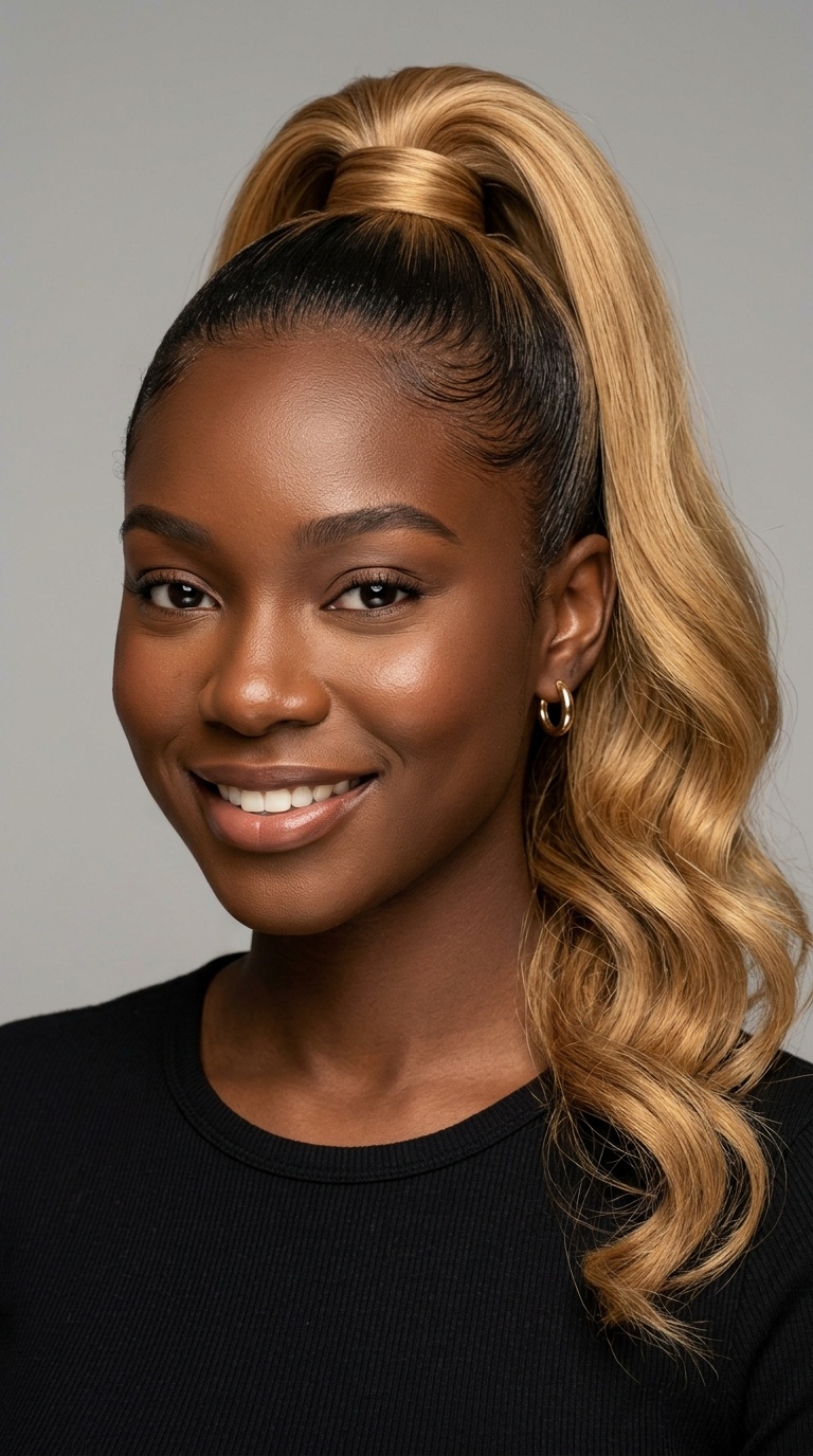 Barbie Blonde Frontal Ponytail