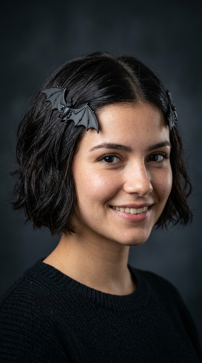 Bat Wing Barrettes