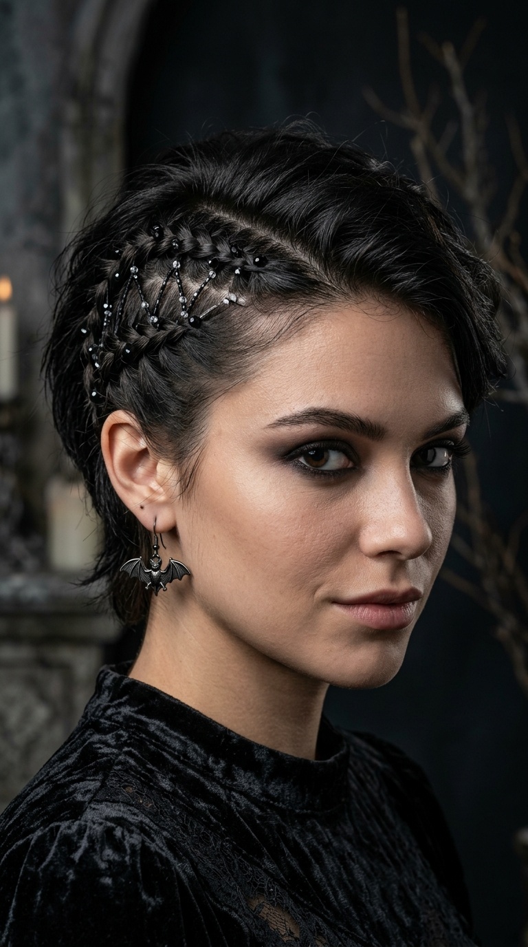 Bat-Wing Side Braid