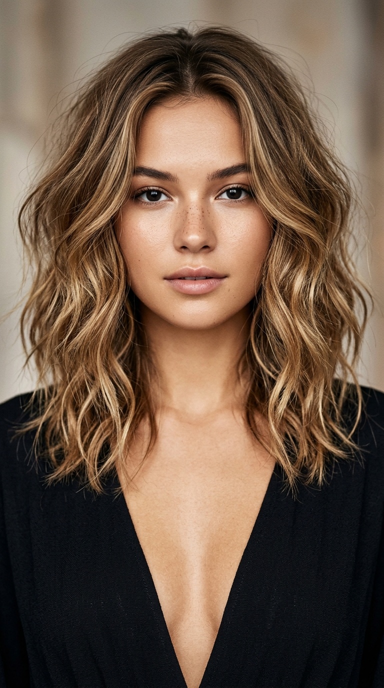 Beachy Tousled Waves