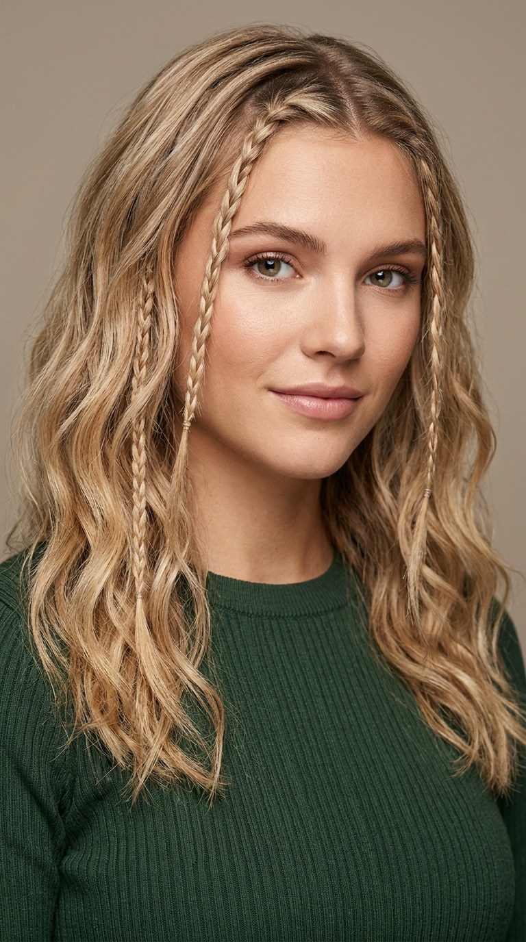 Beachy Waves with Braids
