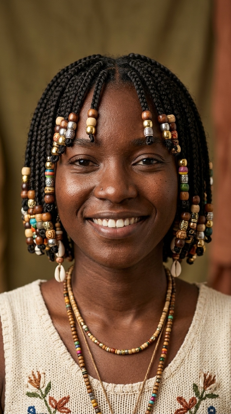 Beaded Bohemian Bob