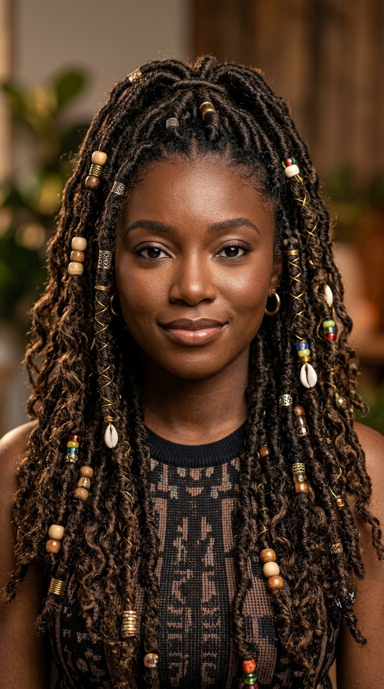 Beaded Bohemian Locs