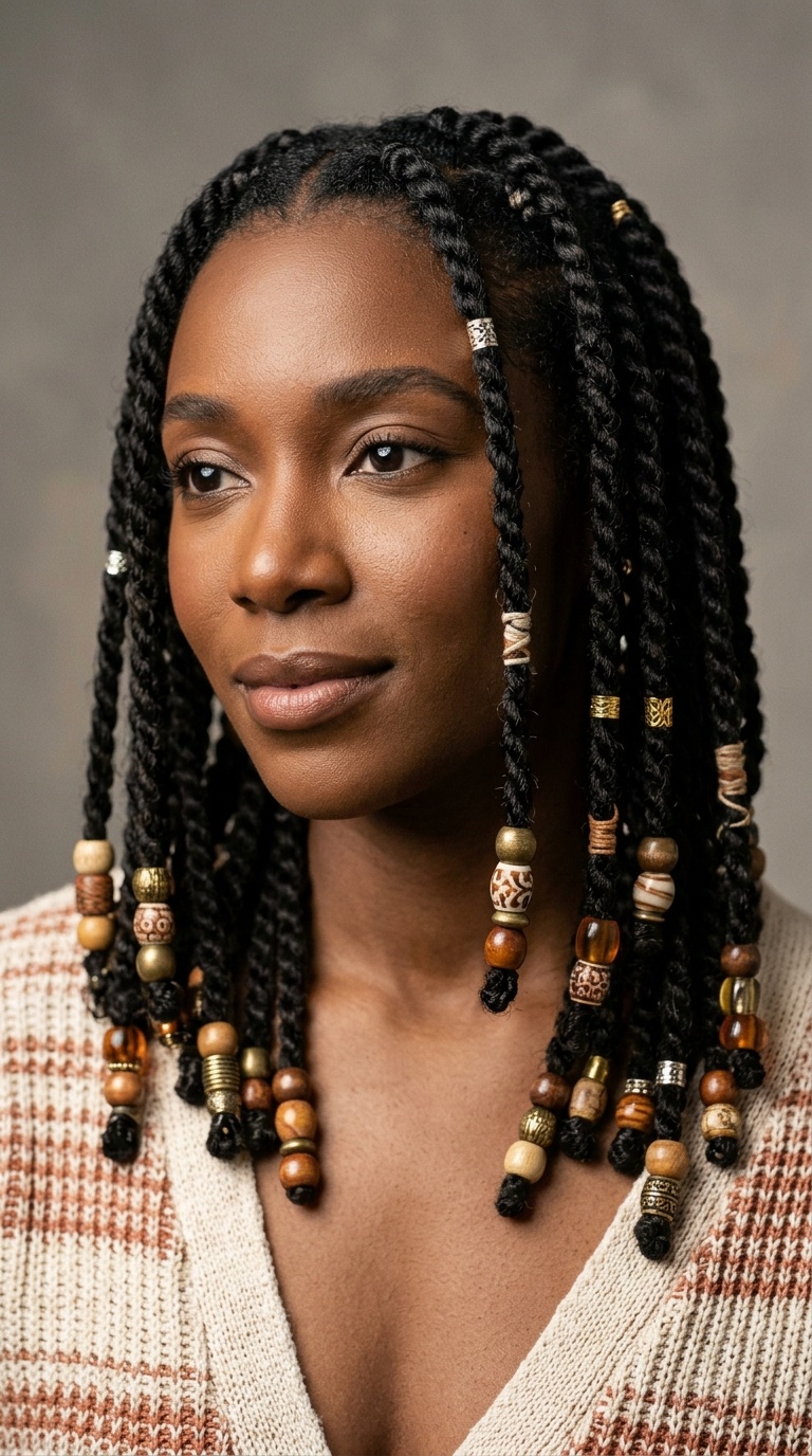 Beaded Bohemian Rope Twists