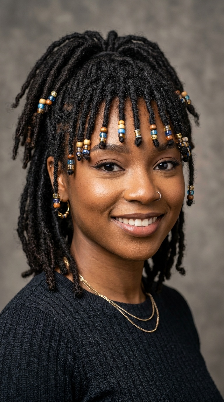 Beaded Fringe Look