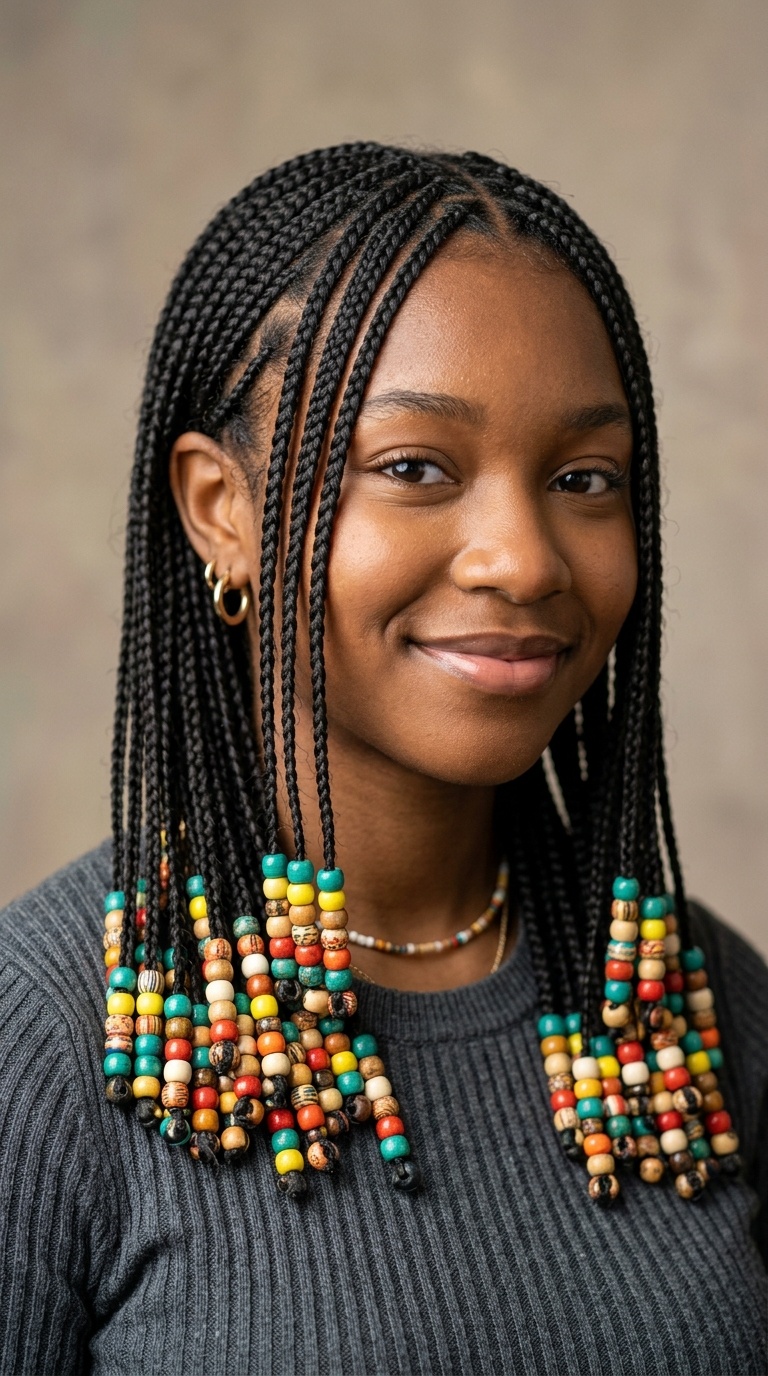 Beaded Mini Braids
