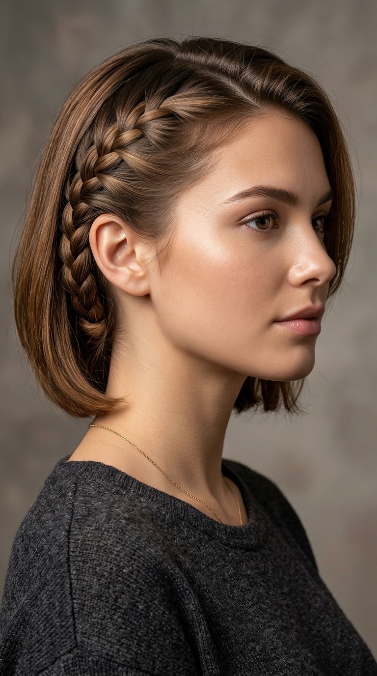 Behind-the-Ear Hidden Braid Tuck