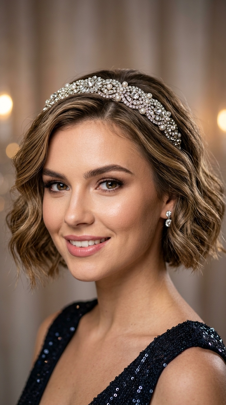 Bejeweled Headband Accent