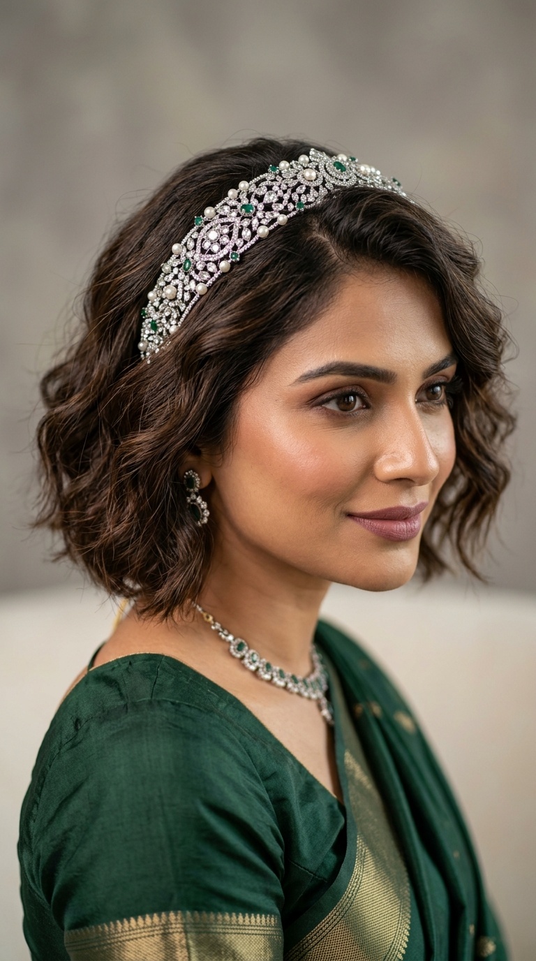 Bejeweled Headband Look