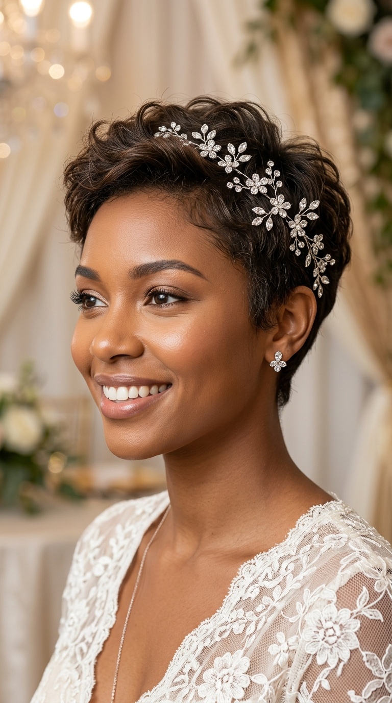 Bejeweled Pixie Cut