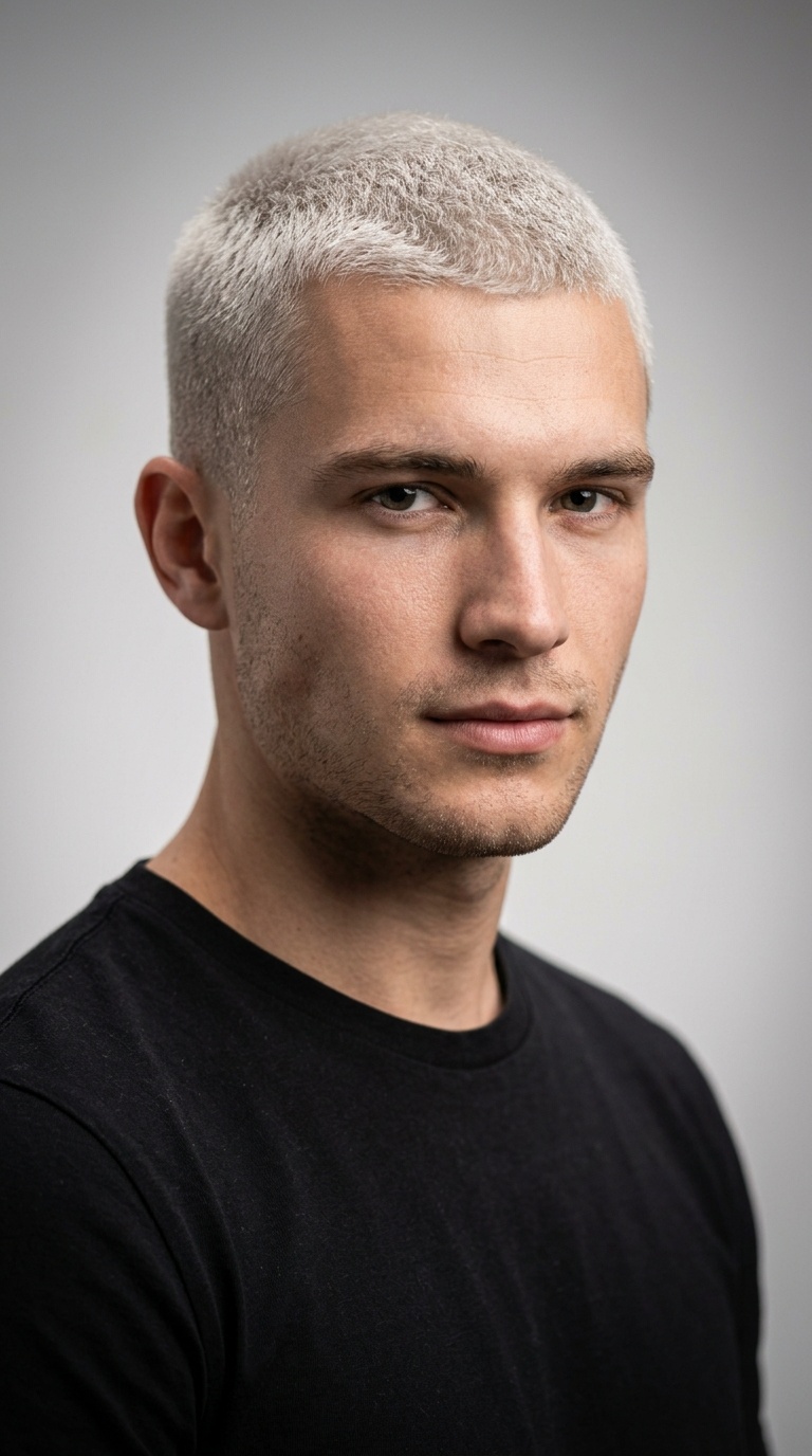 Bleached Buzz Cut