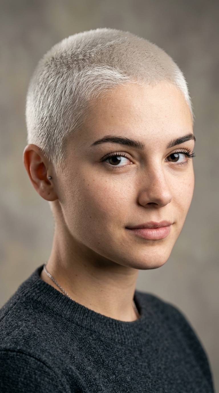 Bleached Platinum Buzz