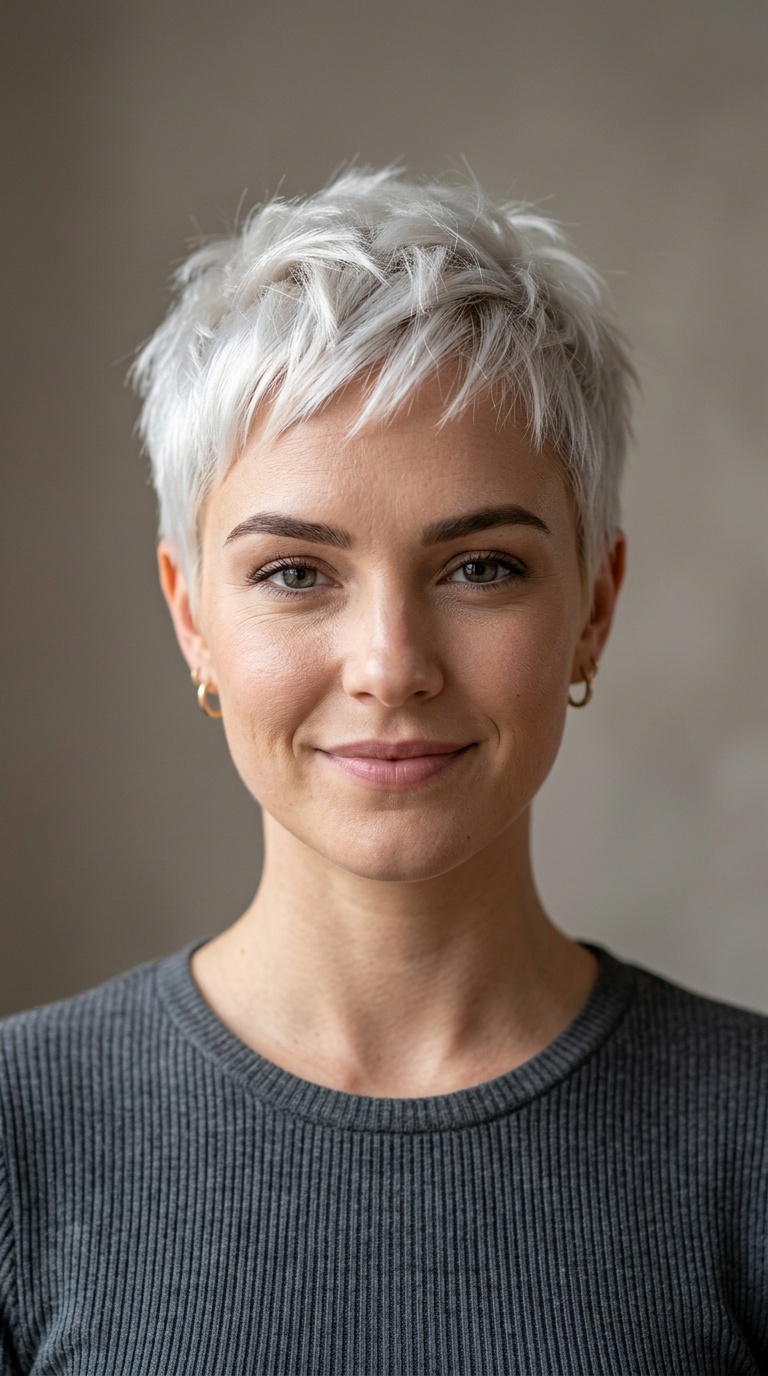 Bleached Platinum Crop