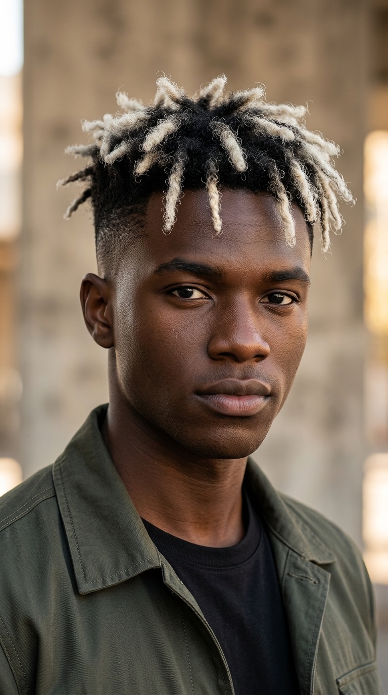 Bleached Tips with Fade
