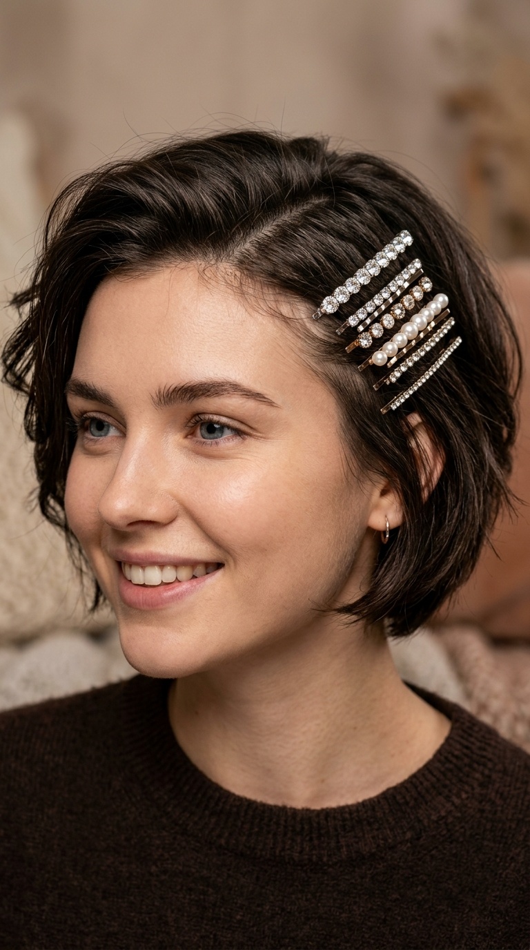 Blingy Bobby Pin Stack