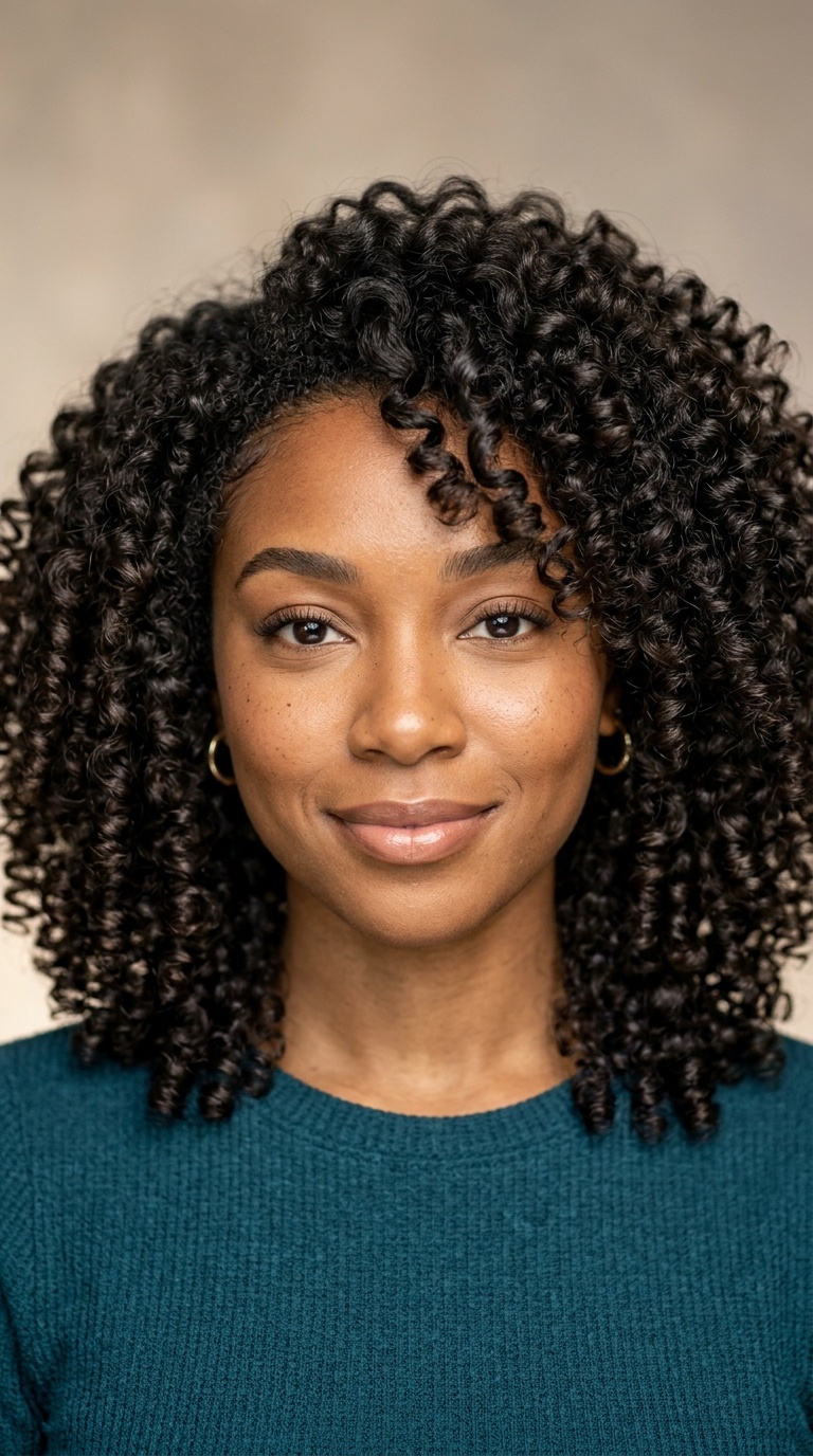 Blow-Dried Flexi Rod Curls