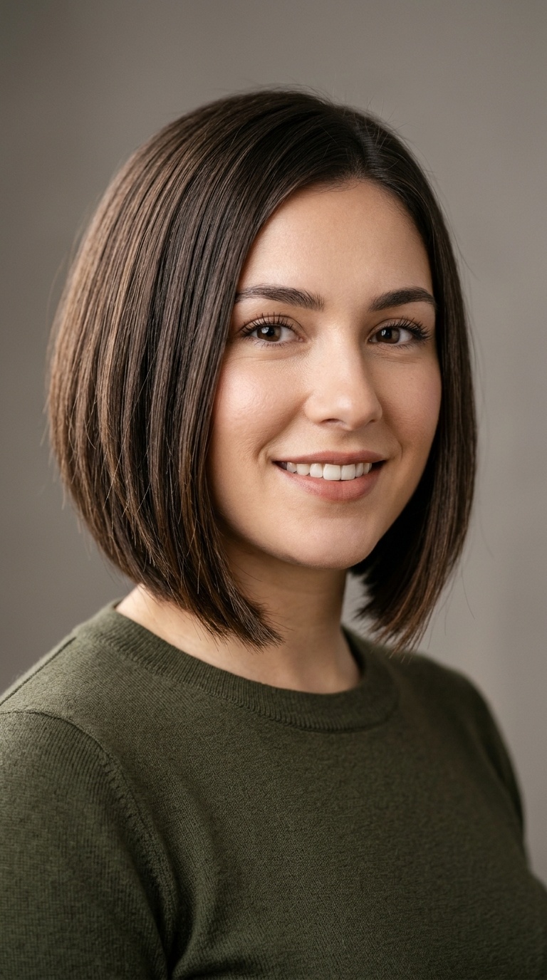 Blunt Angled Bob