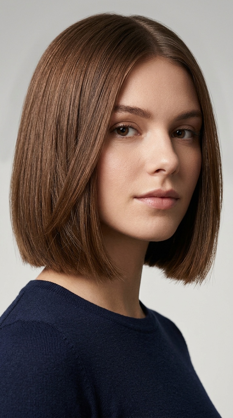 Blunt Bob with Internal Layers