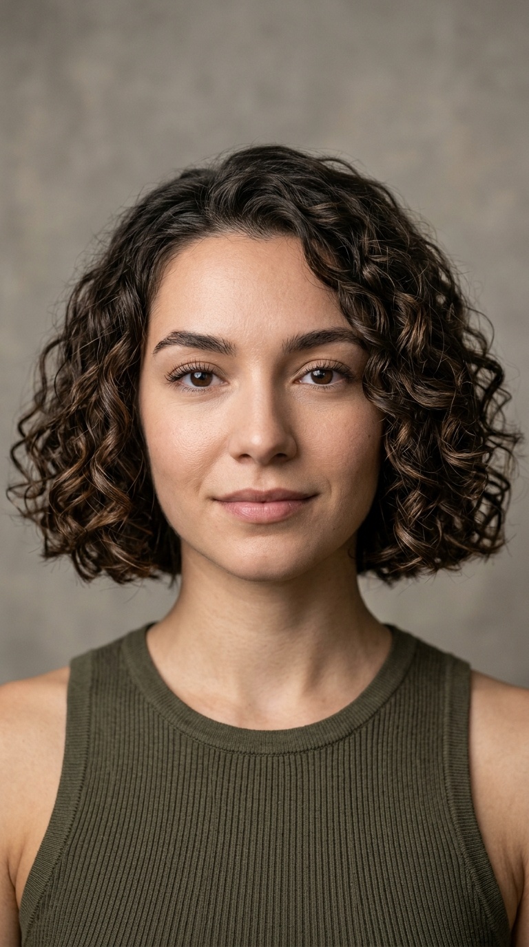 Blunt Bob with Internal Thinning