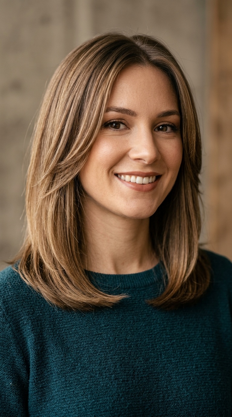 Blunt Ends with Face-Contouring Layers