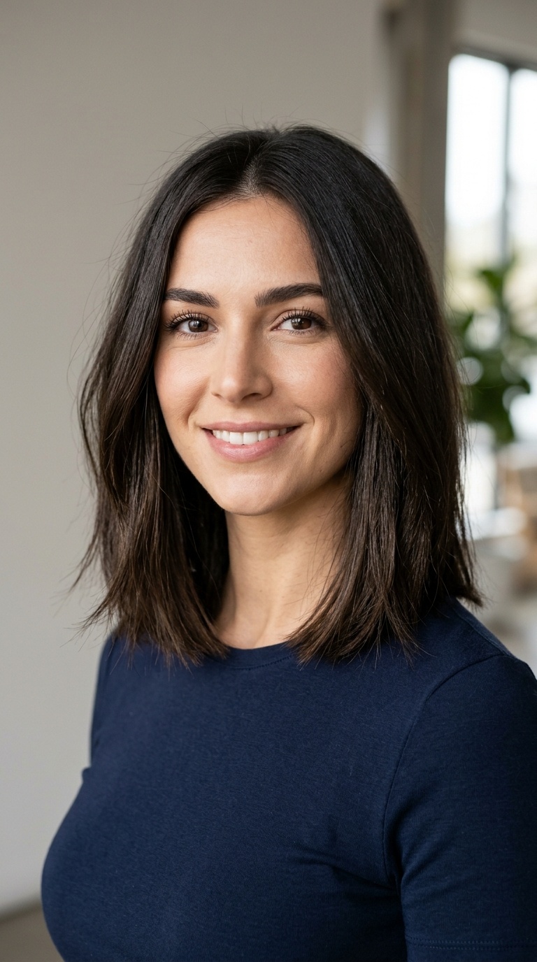 Blunt Lob with Thinned-Out Ends