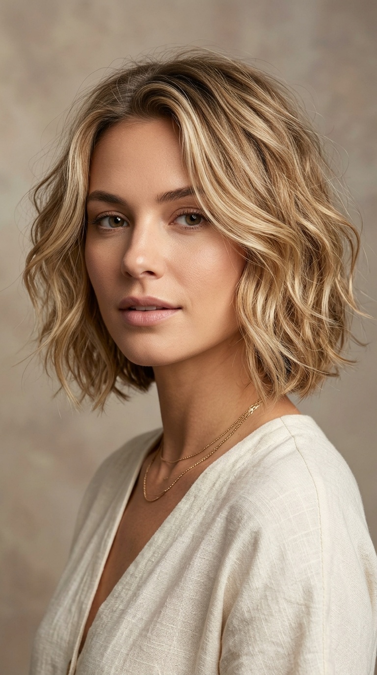 Bohemian Beachy Bob