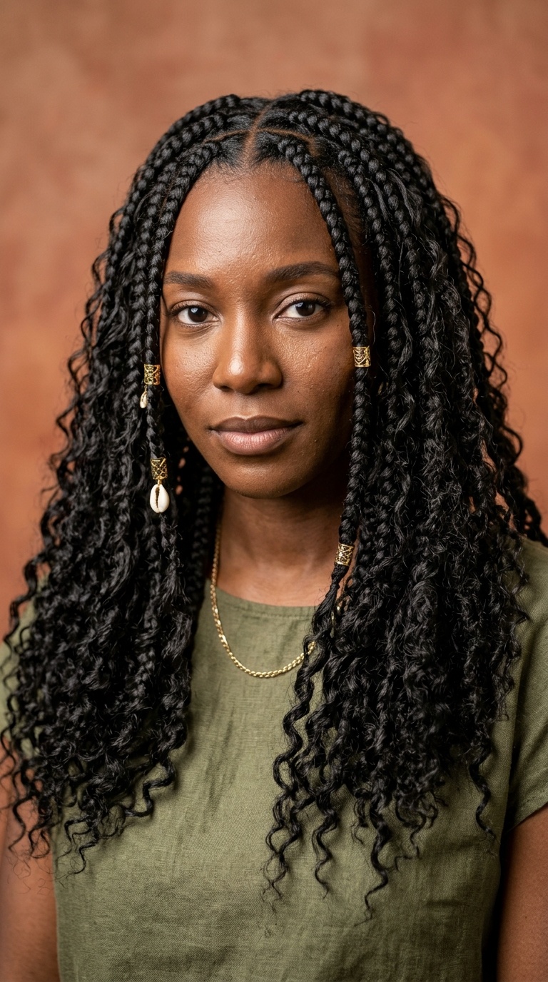 Bohemian Box Braids