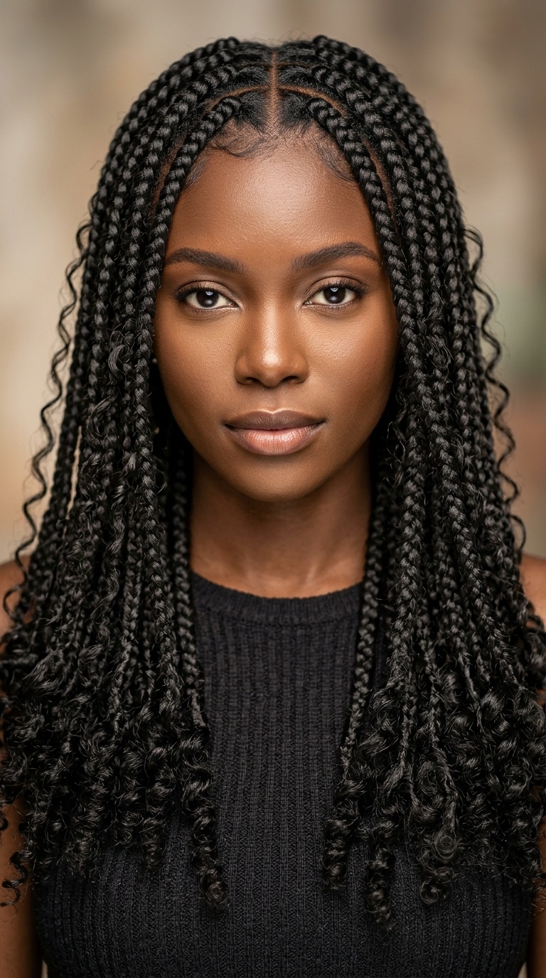 Bohemian Box Braids