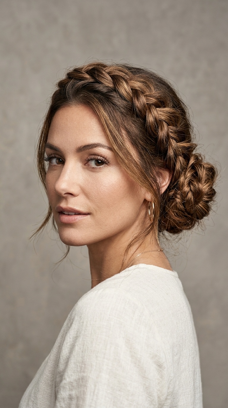Bohemian Braided Bun
