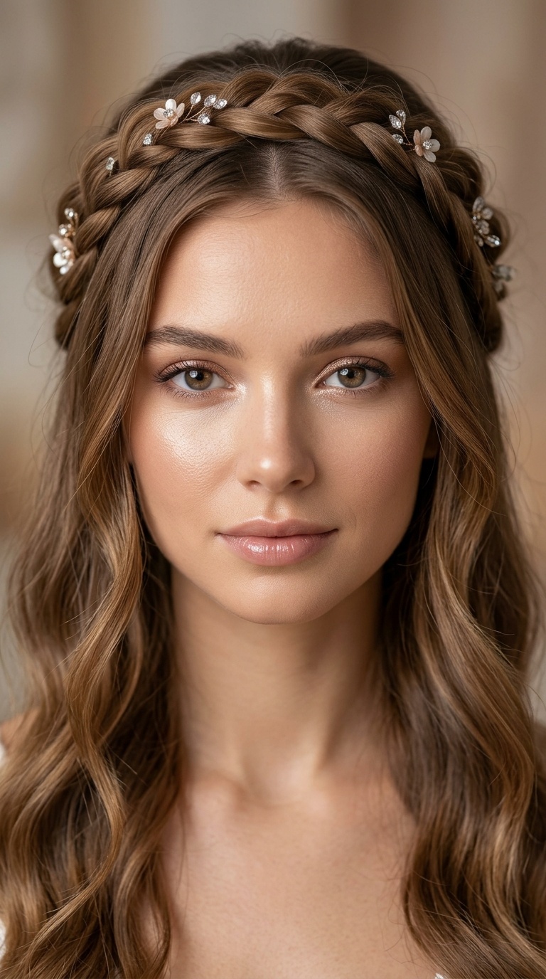 Bohemian Braided Halo