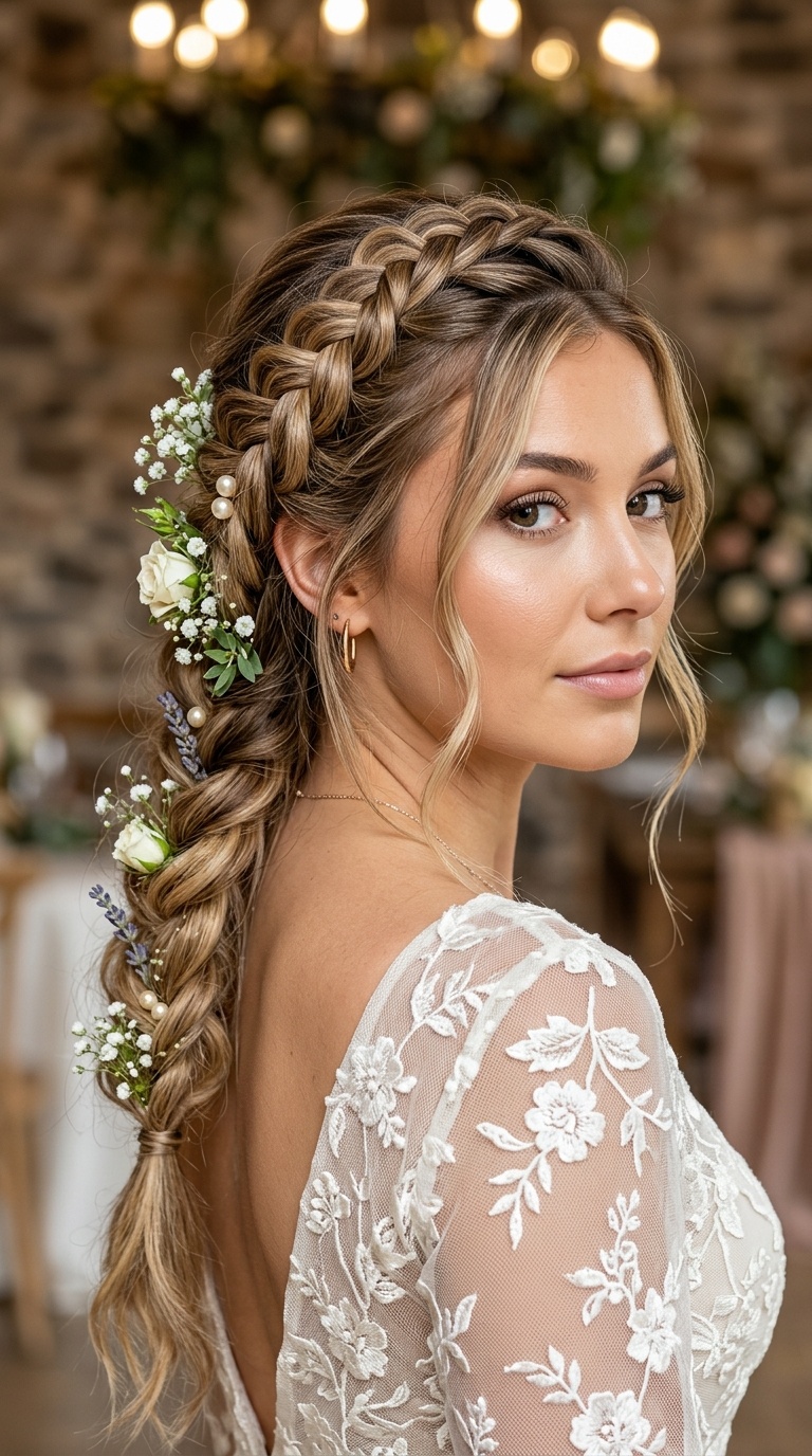 Bohemian Dutch Side Braid