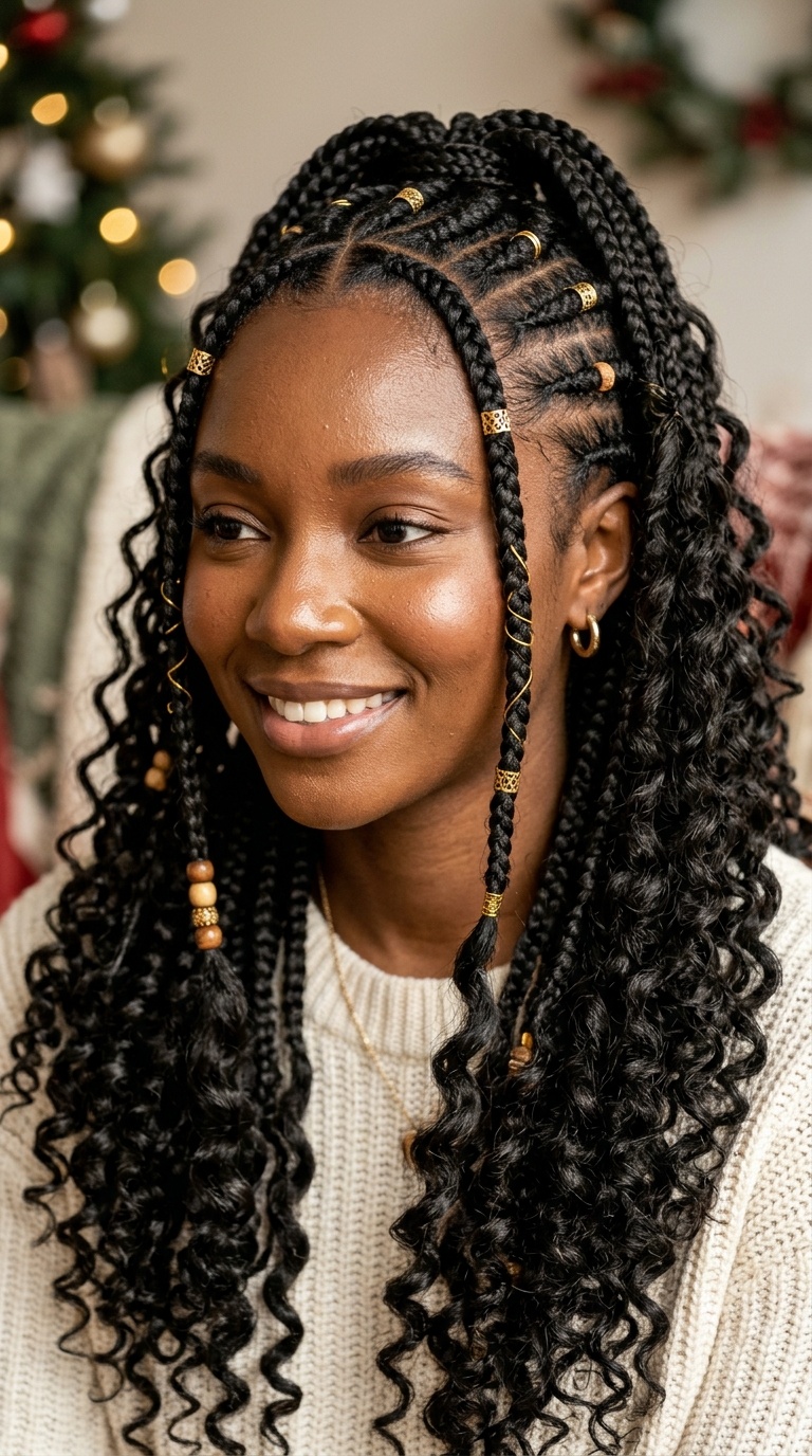 Bohemian Feed-in Braids
