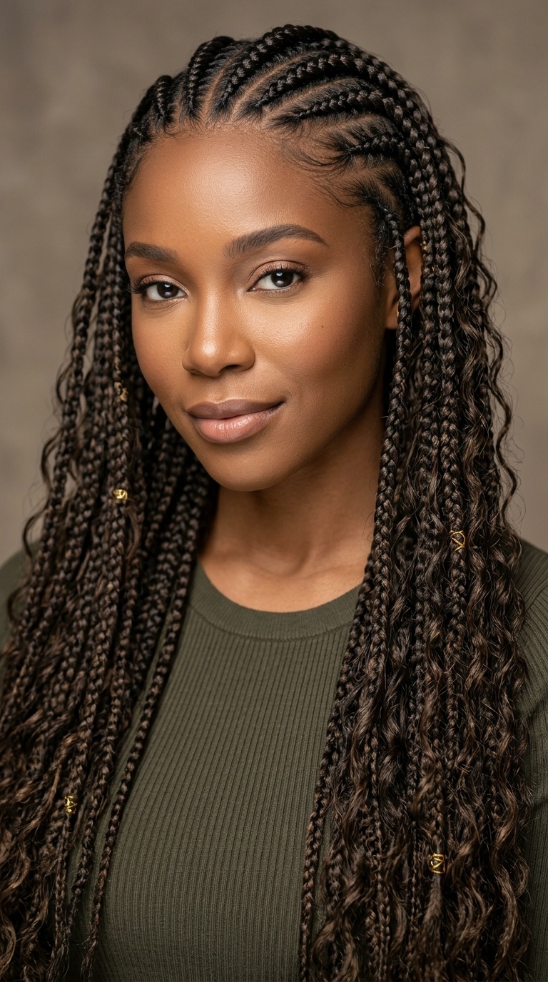 Bohemian Feed-in Braids