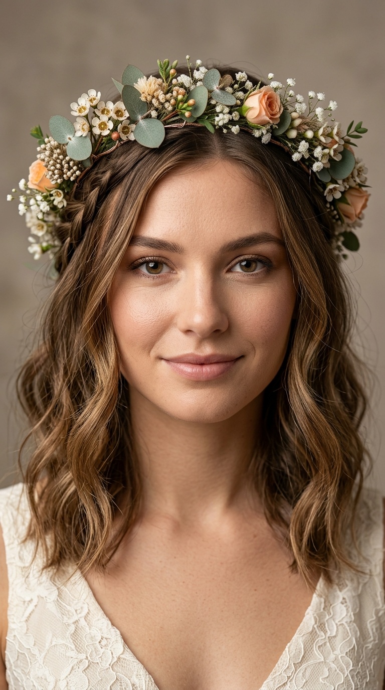 Bohemian Flower Crown Style