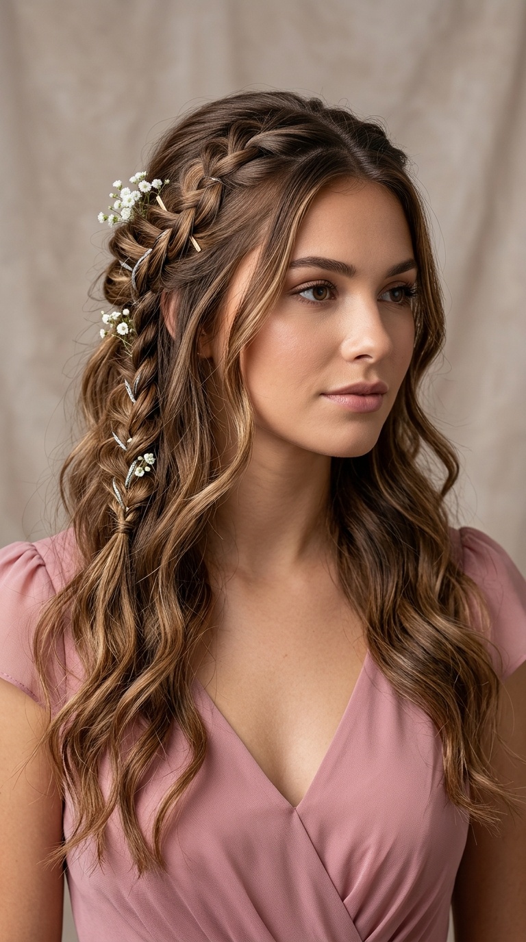 Bohemian Half-Up Half-Down