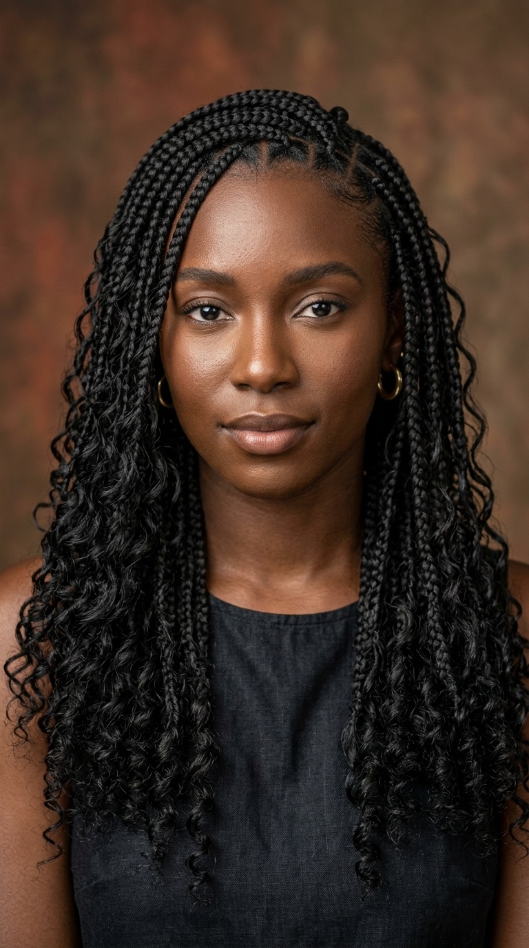 Bohemian Knotless Braids