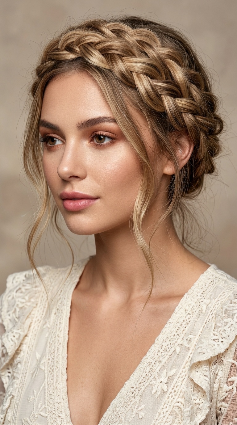 Bohemian Milkmaid Braids