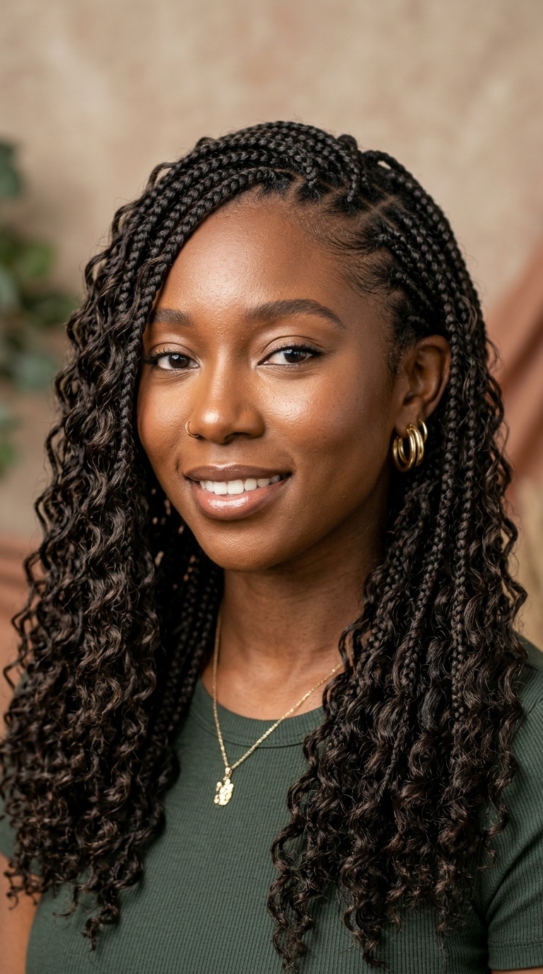 Bohemian Rippled Water Wave Braids