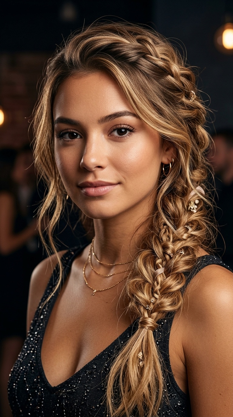Bohemian Side Braid