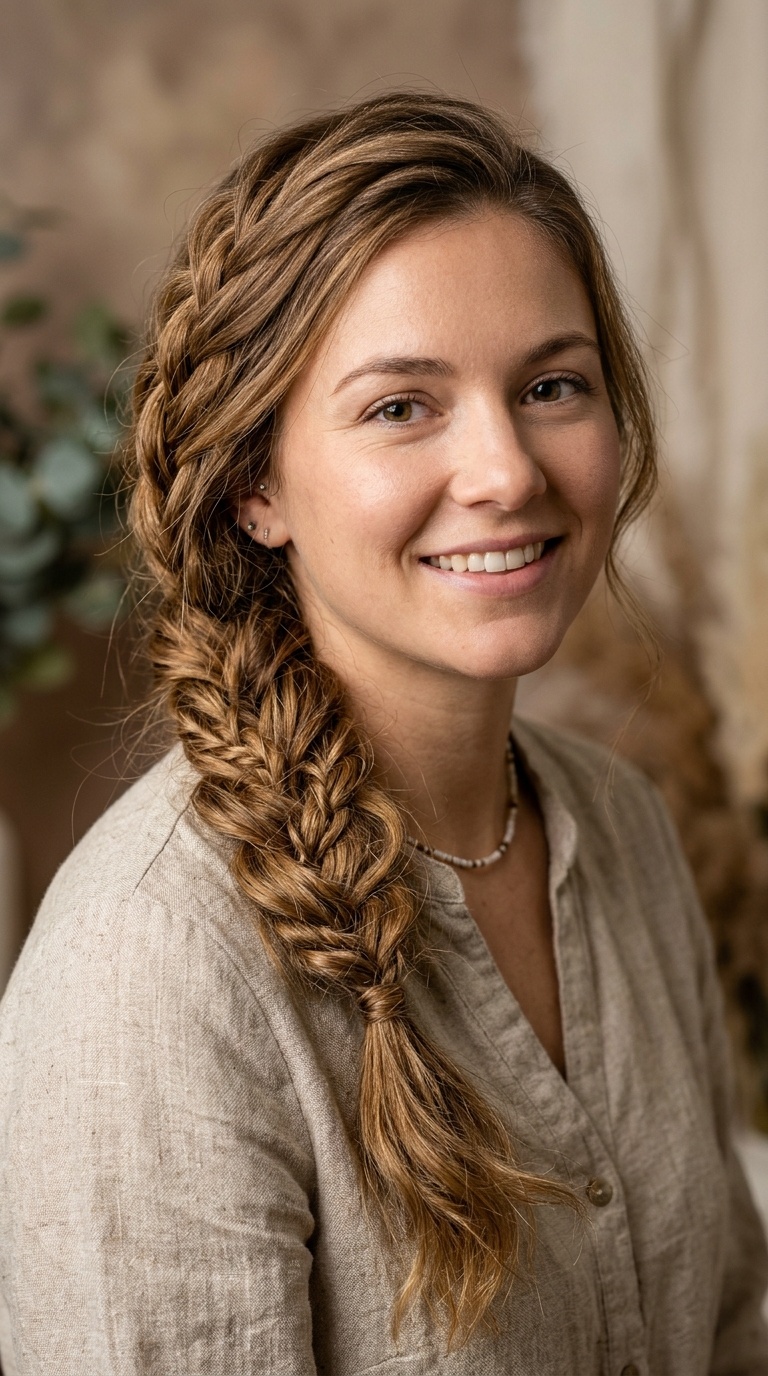 Bohemian Side Braid