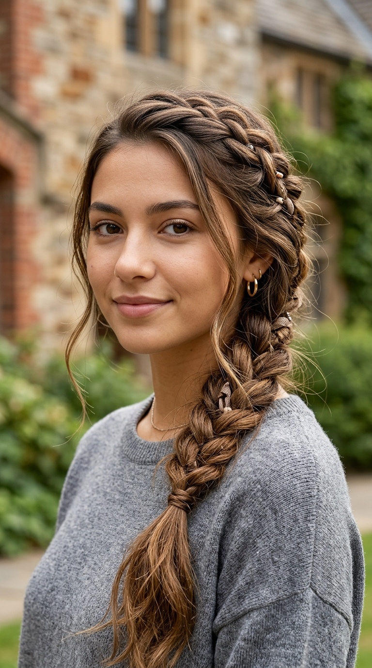 Bohemian Side Braid