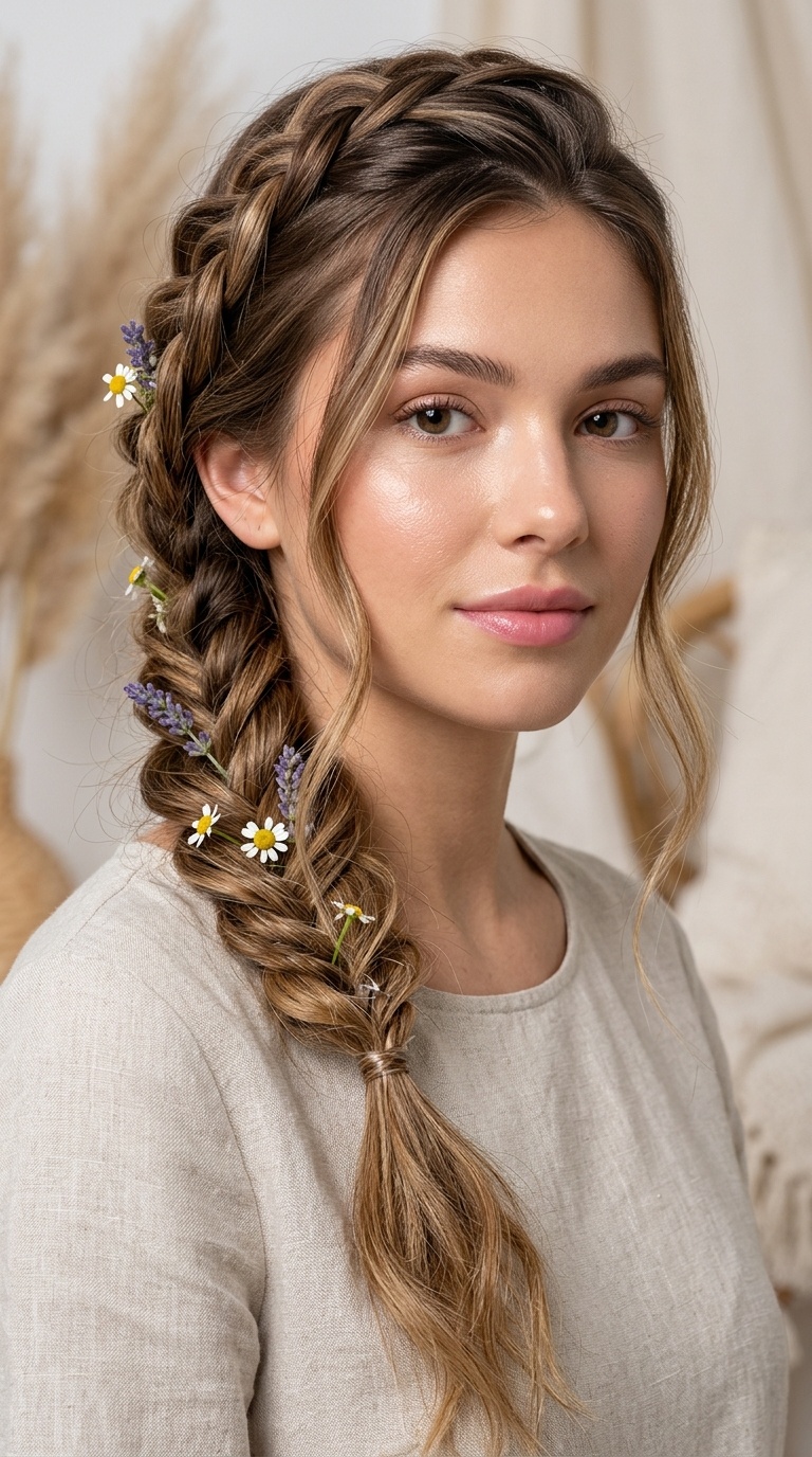 Bohemian Side Braid