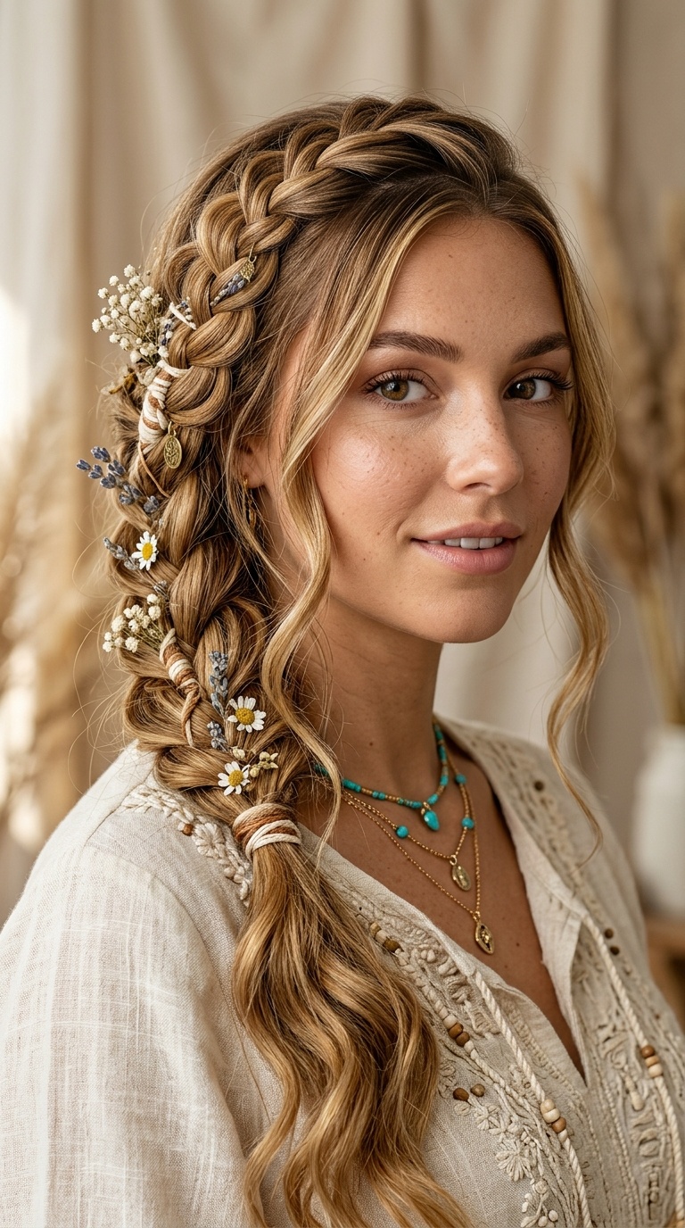 Bohemian Waterfall Braid
