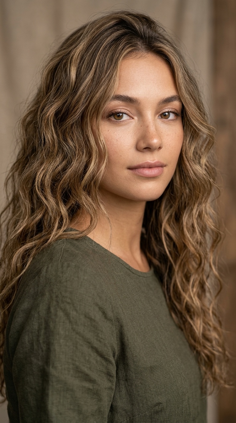 Bohemian Waves with Micro-Face-Framing Strands