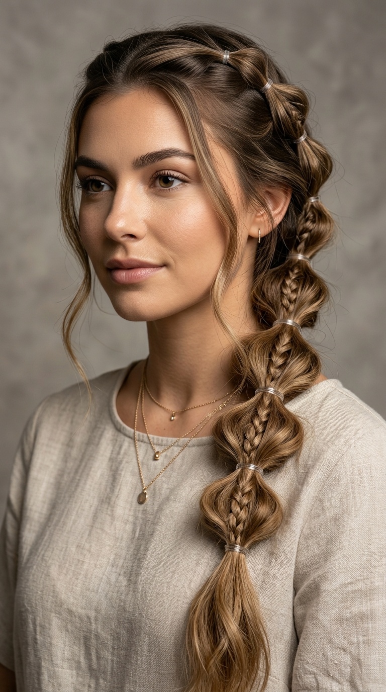 Boho Bubble Braid
