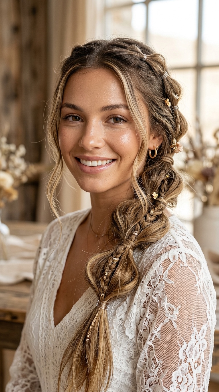 Boho Bubble Ponytail