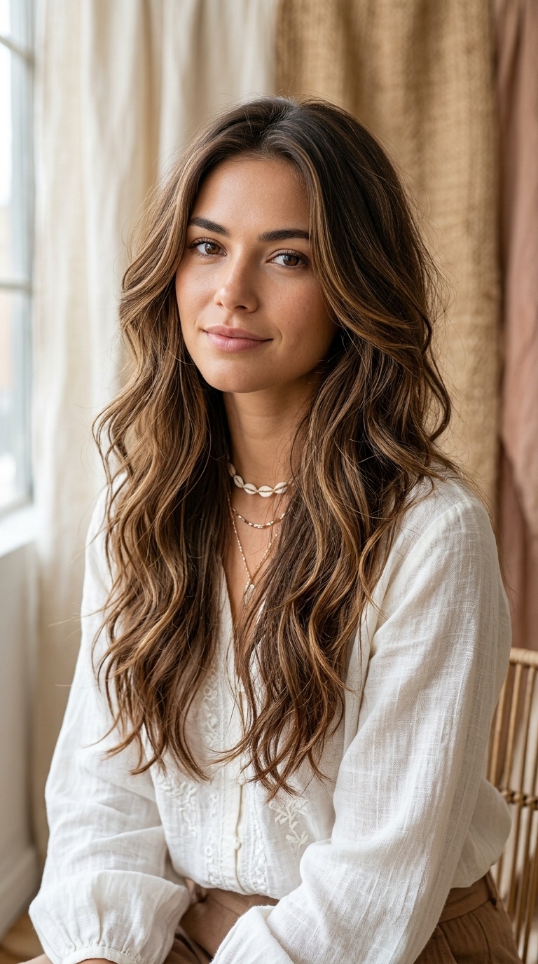 Boho-Chic Long Layers
